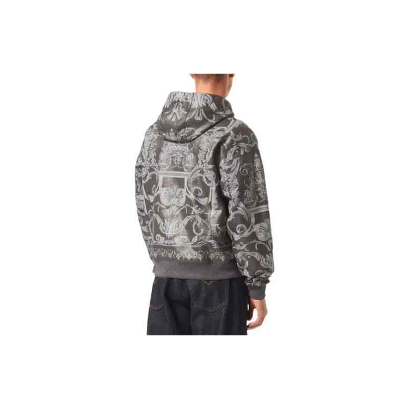 VERSACE Sweatshirts Men Gray-2
