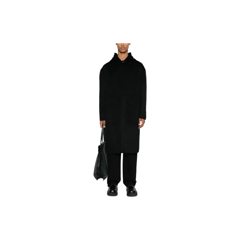 GIORGIO ARMANI Double-Faced Brushed Coat-1