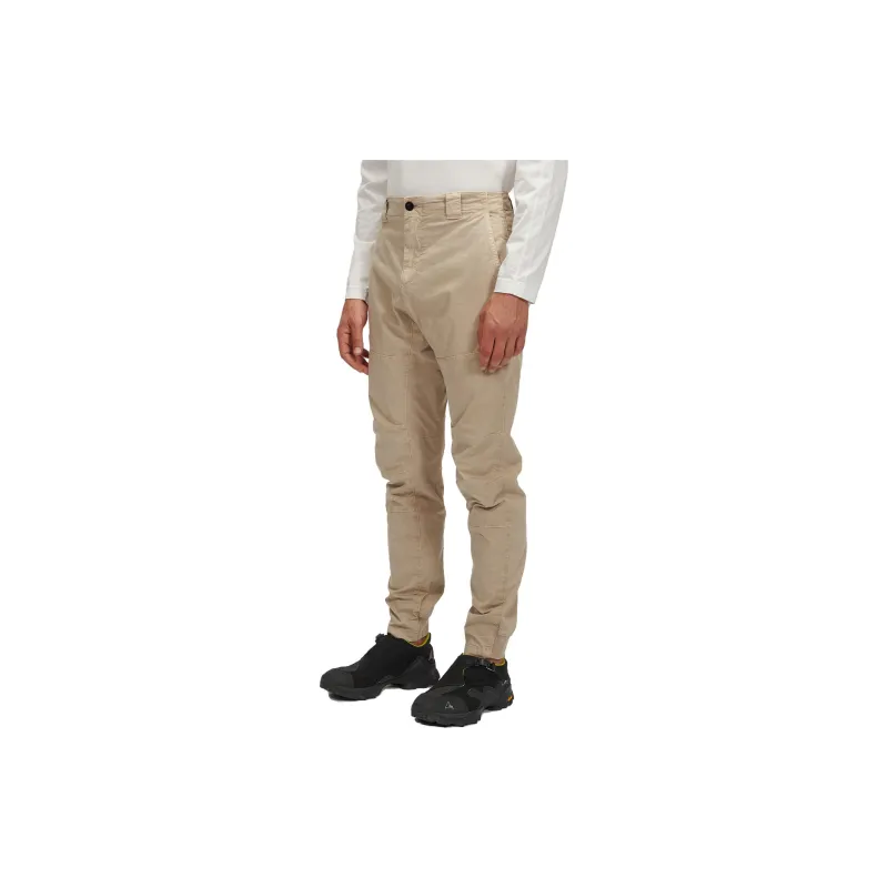 C.P.Company Logo Patch Tapered Stretched Trousers-2