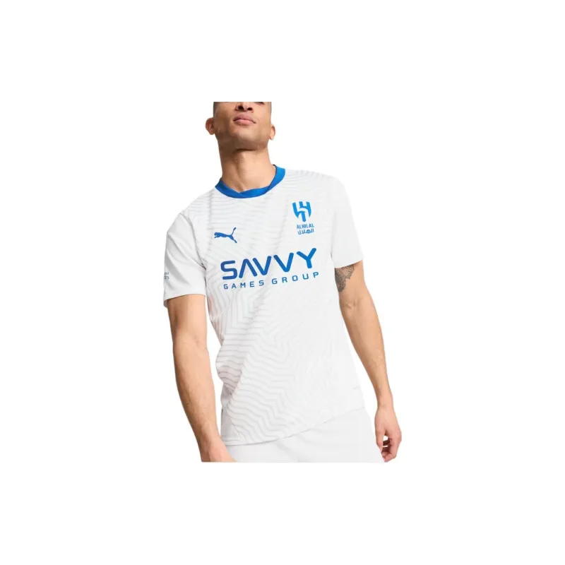 PUMA DRYCELL Al Hilal Saudi F.C. 24/25 Away Replica Jersey Men Soccer Jerseys Men's White & Blue Color Scheme-2