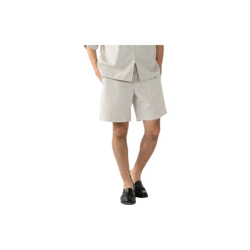 Beams Casual Shorts Men Yellow-2