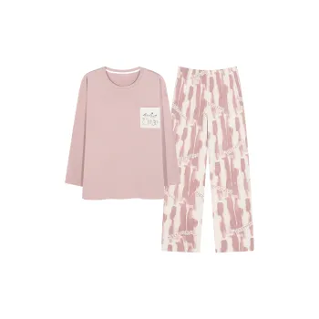 Mulong Family Pajama Set Women's Peach