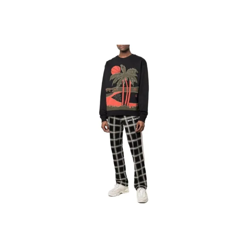 Just Don Palm Tree Print Jumper-2