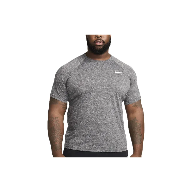 Nike Swim Men's Short Sleeve Hydroguard Extended Size-4