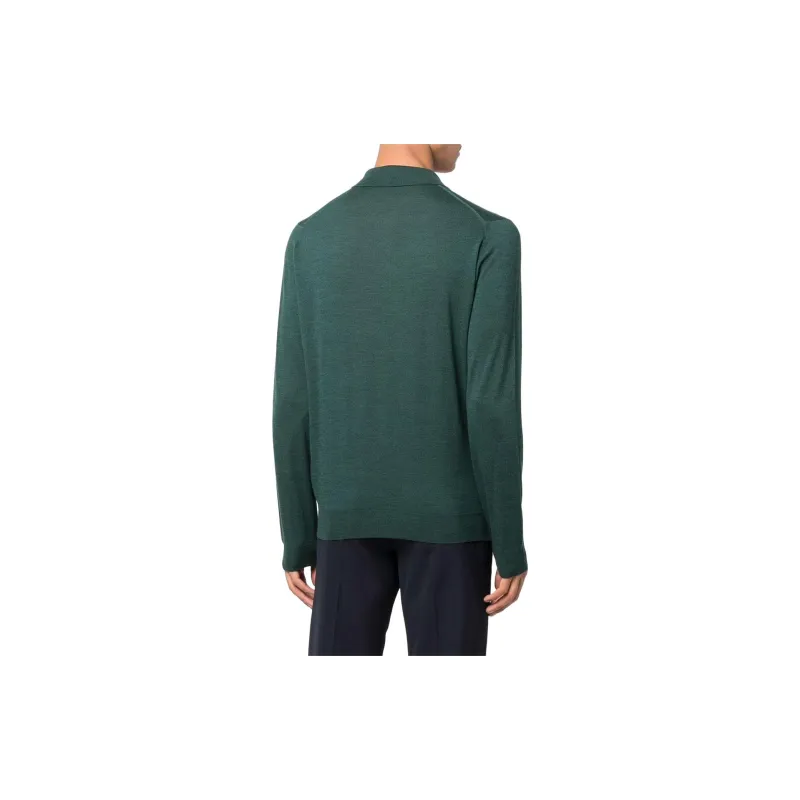 JOHN SMEDLEY Dorset Wool Polo Shirt-6