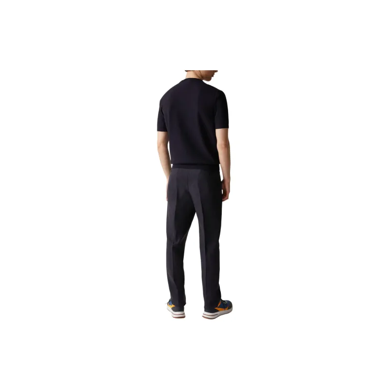 Loro Piana Walkery Crew Neck T Shirt Men's Marine Blue-3