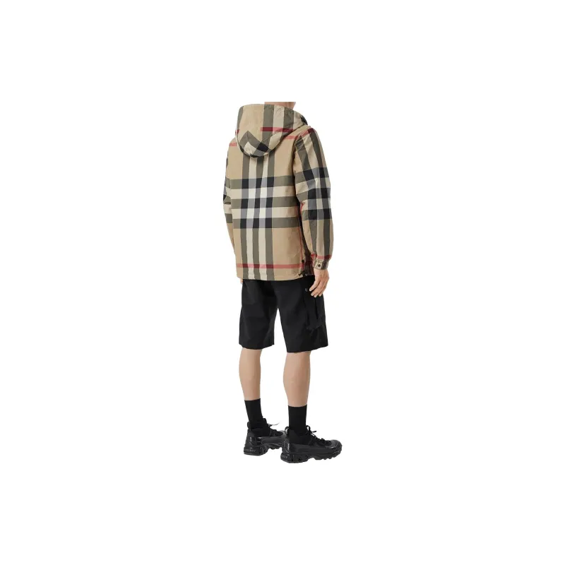 Burberry Reversible Check Hooded Jacket-3