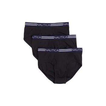 NAUTICA Underpants Women's 3 Pack Black