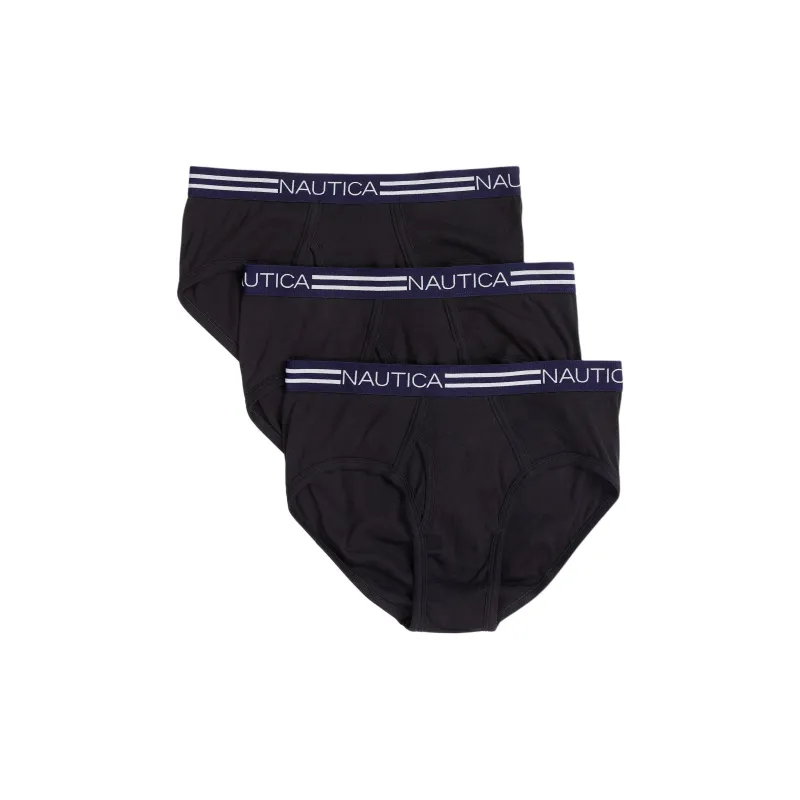 NAUTICA Underpants Women's 3 Pack Black-0