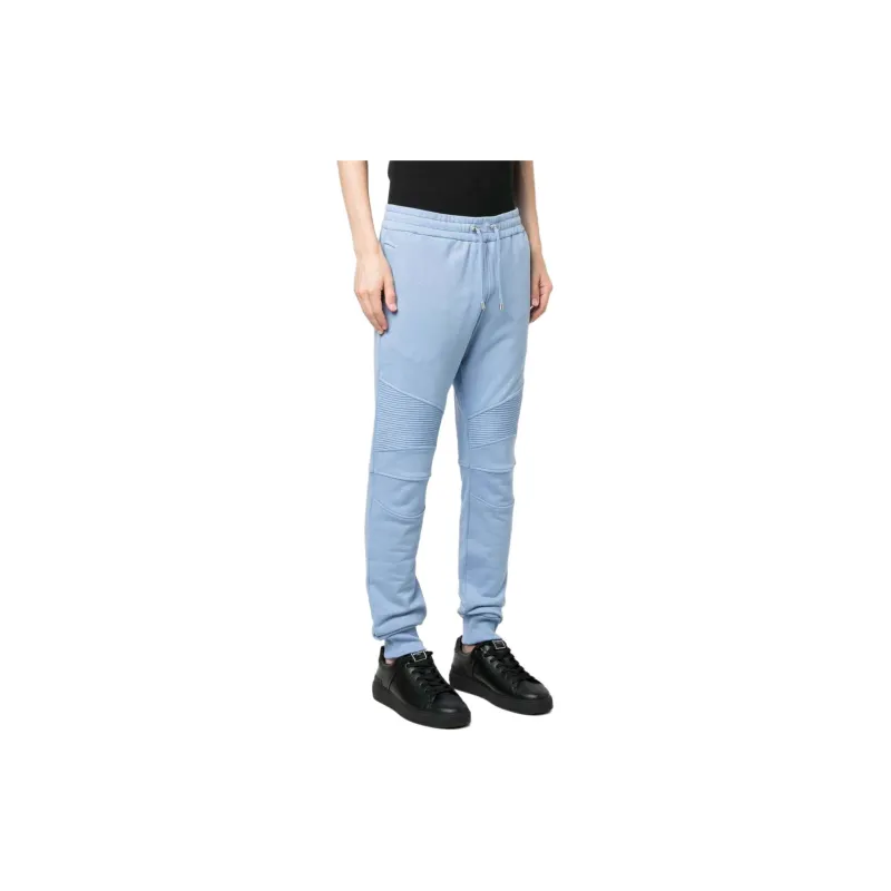 BALMAIN Elastic waist Cotton Sweat Pants-3
