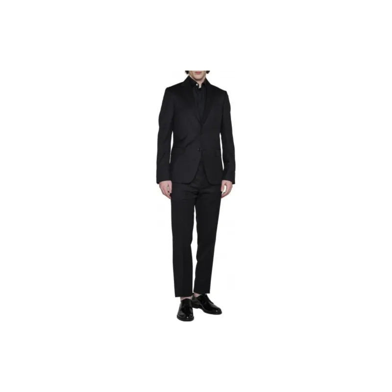 Zegna Business Suits Men's Black-1