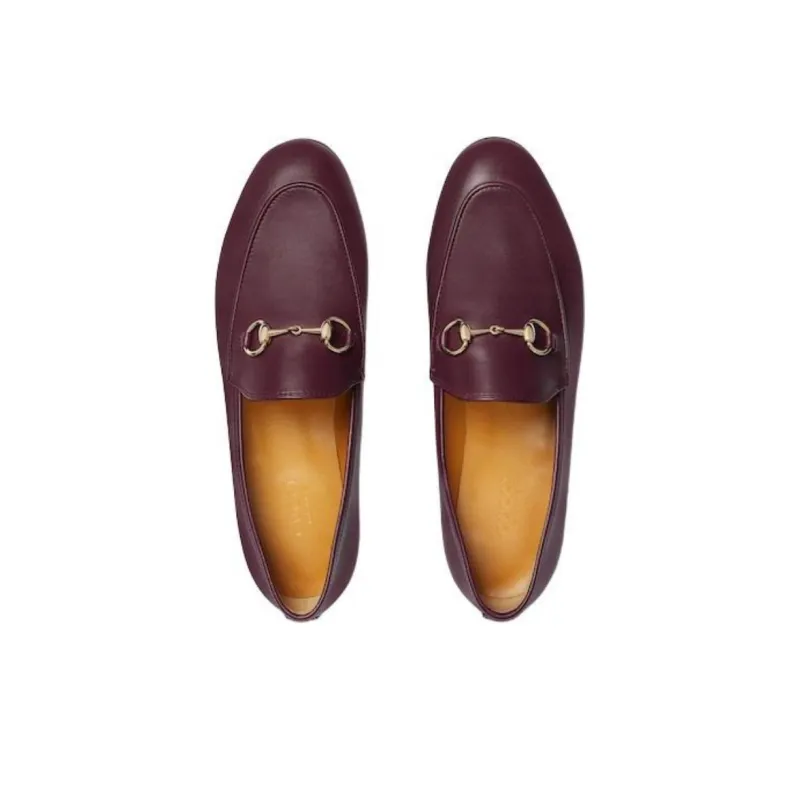 GUCCI Jordaan Loafers Women's Dark Purple-3