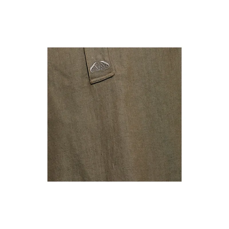 Alexander McQueen Logo Embroidered Short Sleeved Denim Polo Shirt-4