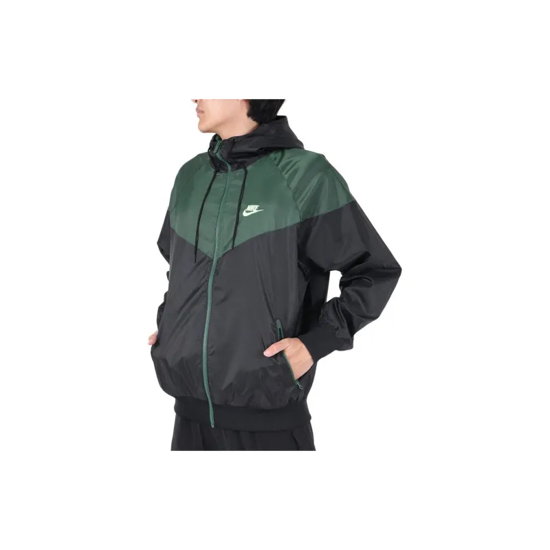 Nike Jackets Men Black Green-3