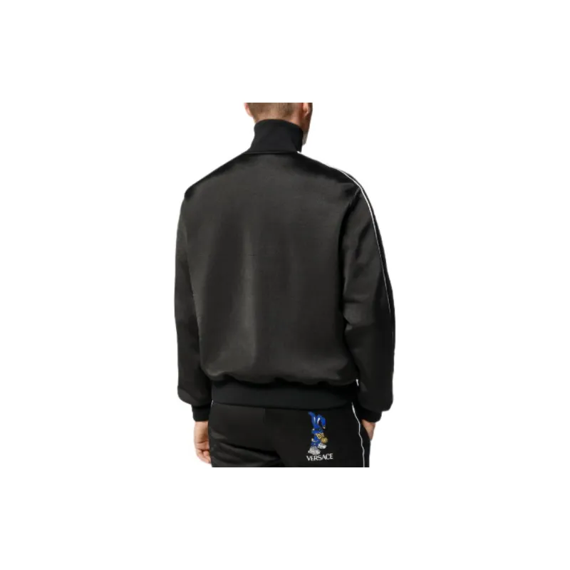 VERSACE Jackets Men Black-3