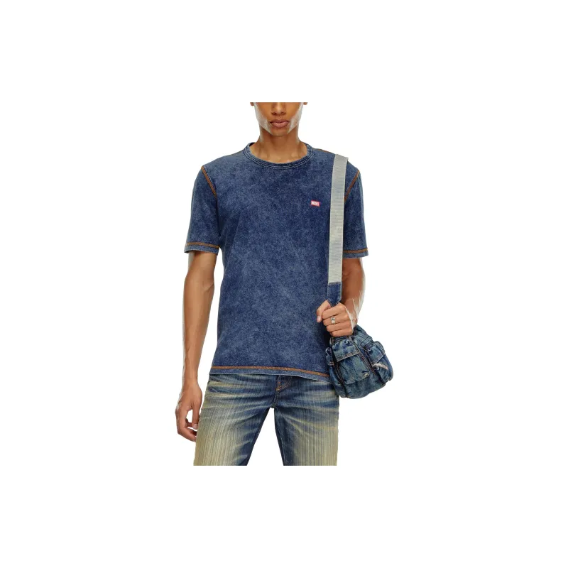 DIESEL T Shirts Men Blue-1