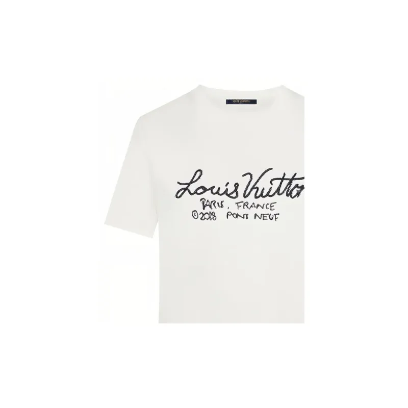 LOUIS VUITTON T Shirt Men's White-5