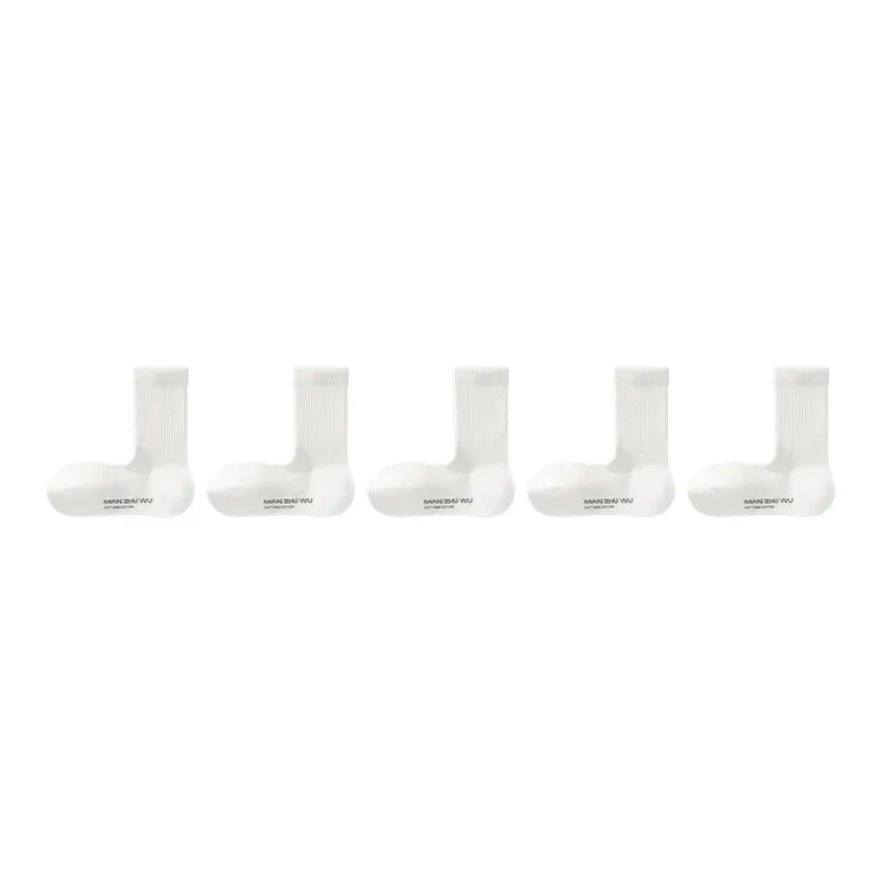 B&C.Room 2023 Fall Crew Socks Men's 5 Pack-0