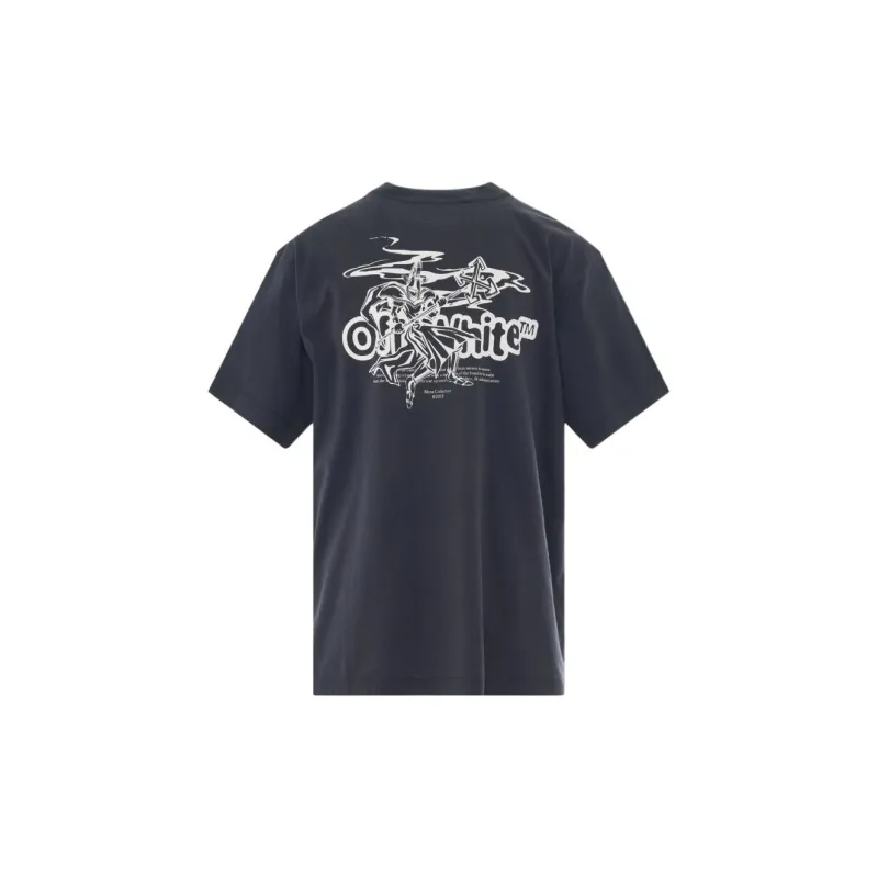 OFF WHITE Warrior Oversized T Shirt-1
