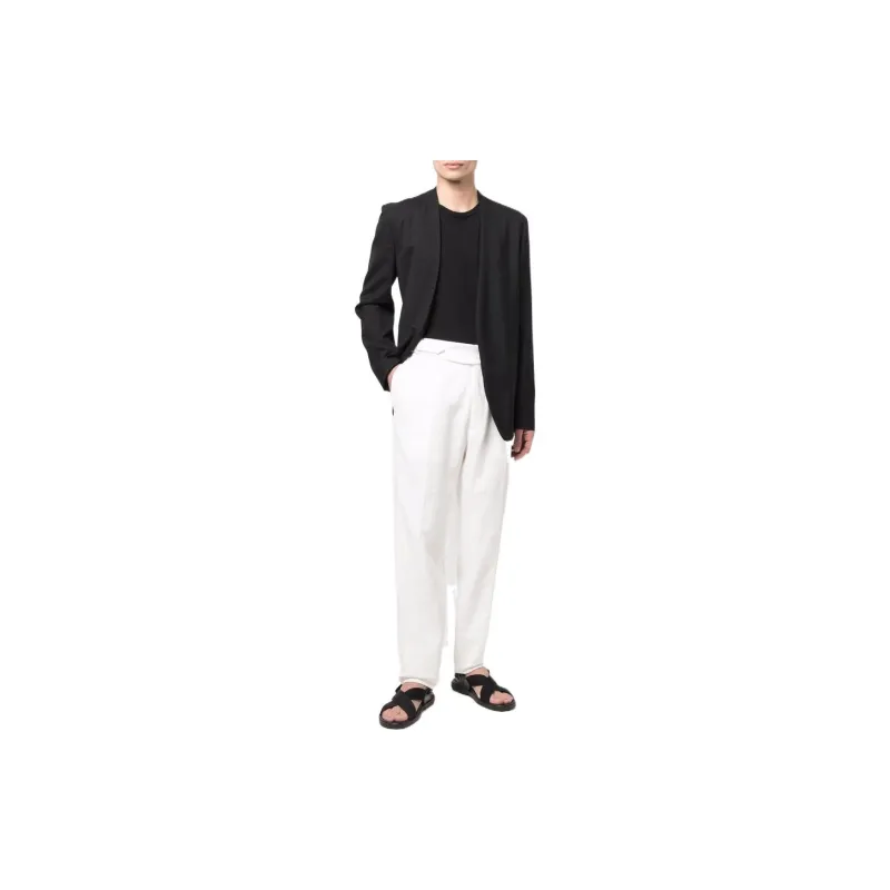 AMANI SS22 Casual Pants Men's White-1