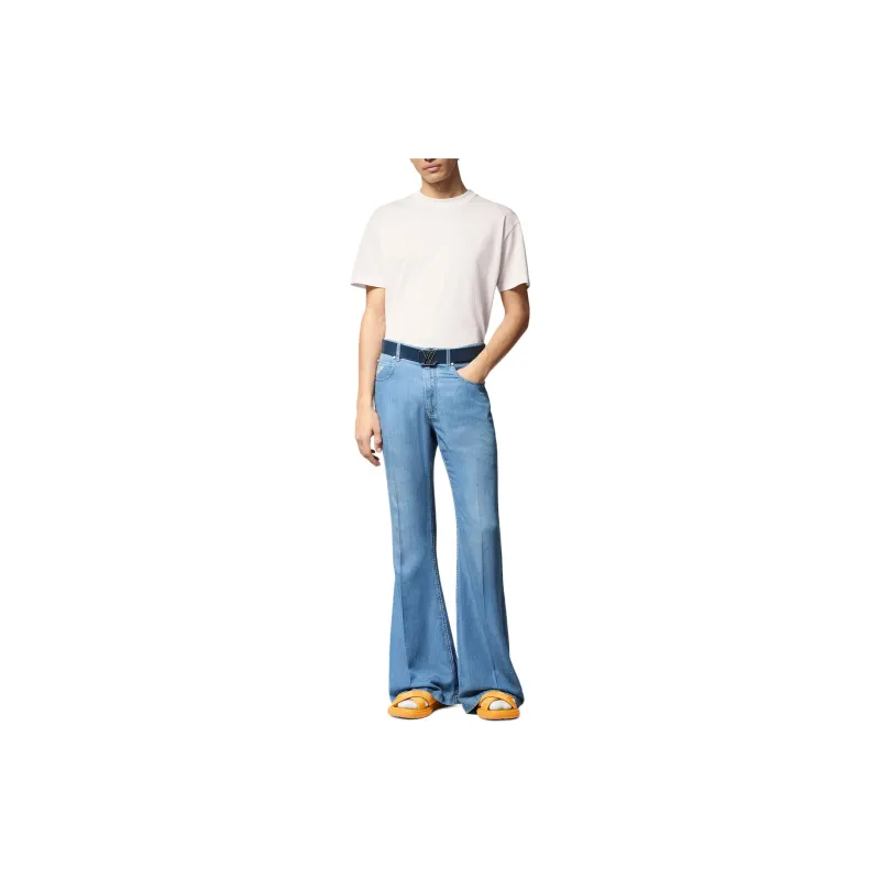 LOUIS VUITTON Damier Cotton Pique T Shirt-1