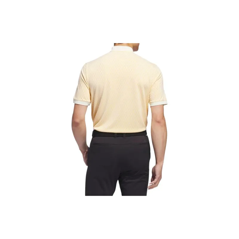 Adidas Polo Shirts Men Yellow-3