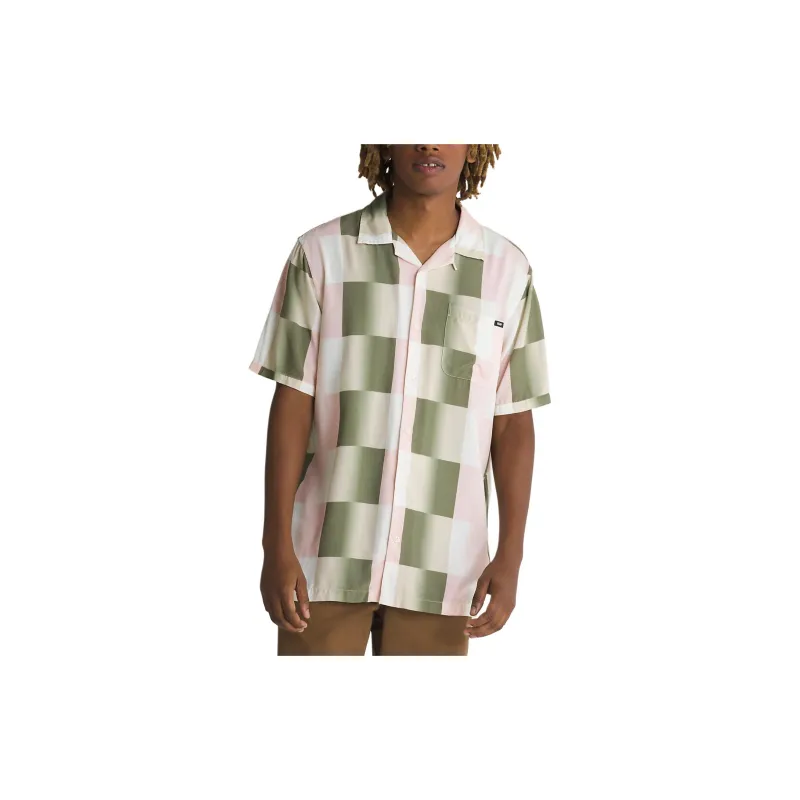 Vans Emory Buttondown Shirt Shirt Men's Green-1