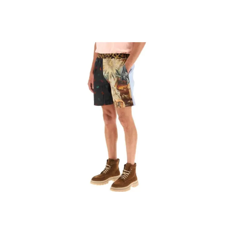 Aries Casual Shorts Men Multicolor-3