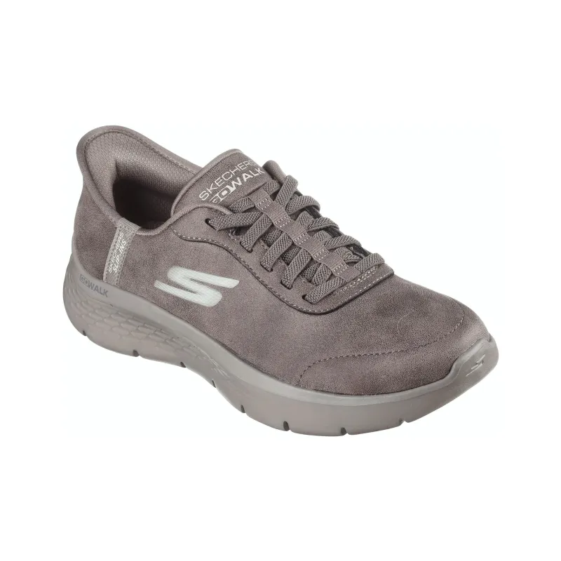 Skechers Go Walk Fle Slip Resistant, Abrasion Resistant, Lightweight Low Top Casual Shoes Women's Brown-2
