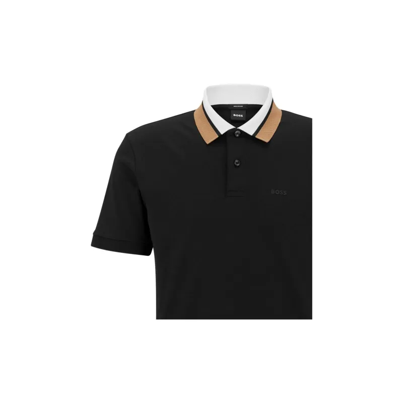 HUGO BOSS Polo Shirts Men Black-4