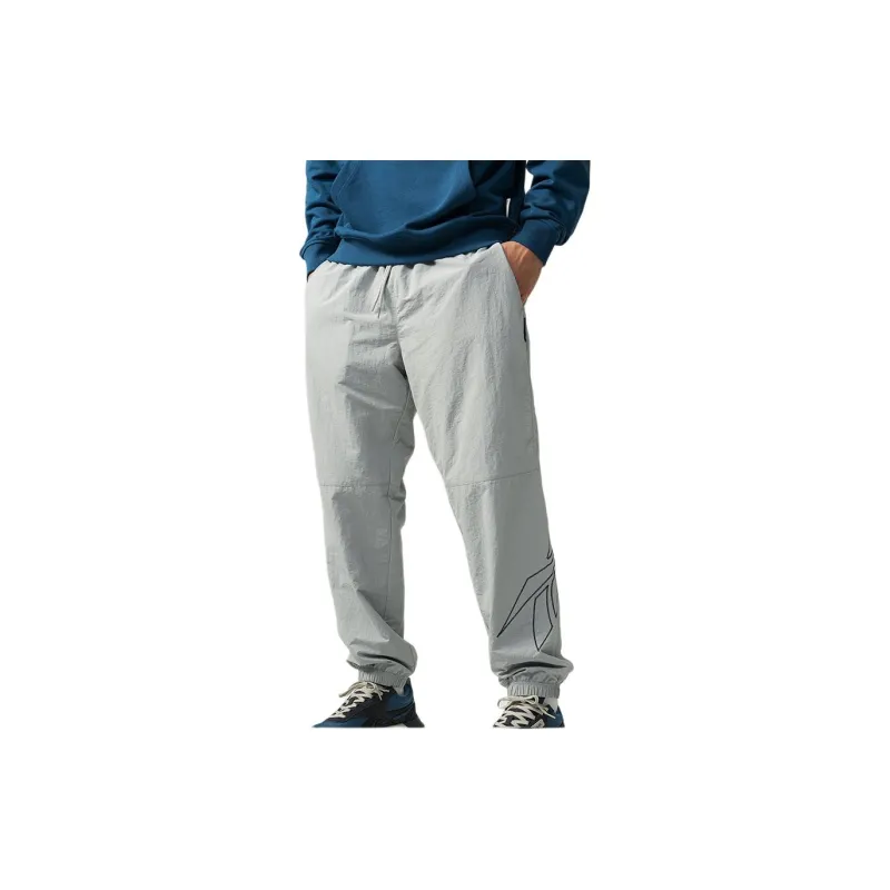 Reebok Knitted Sports Pants Unisex Light Gray-2