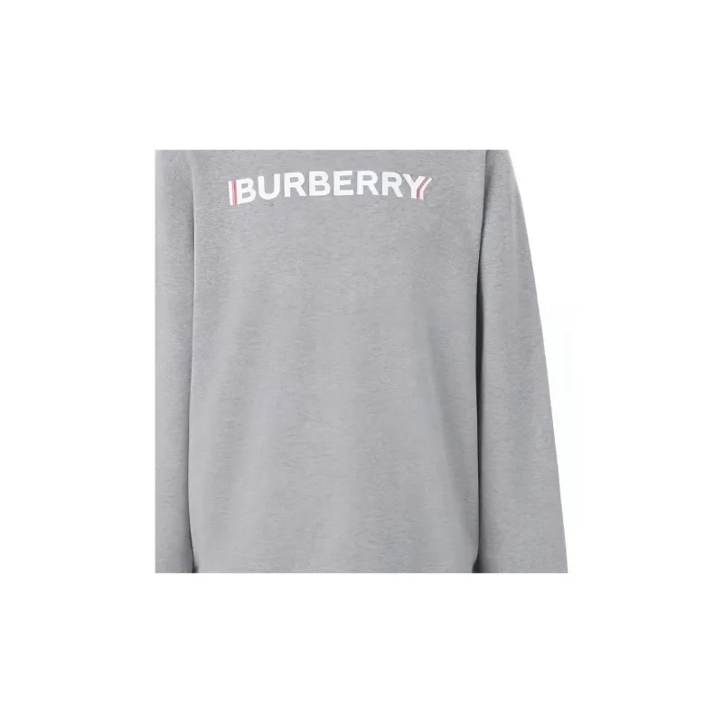 Burberry Logo Print Cotton Sweatshirt-1