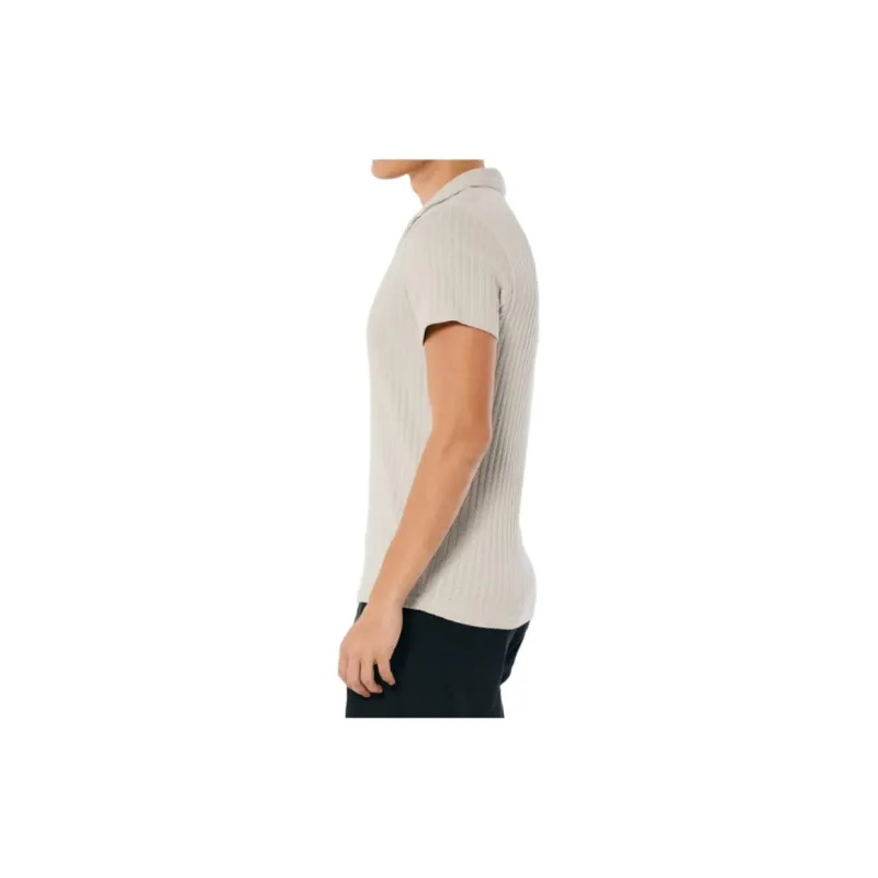 Hollister Polo Shirts Men Brown Yellow-3