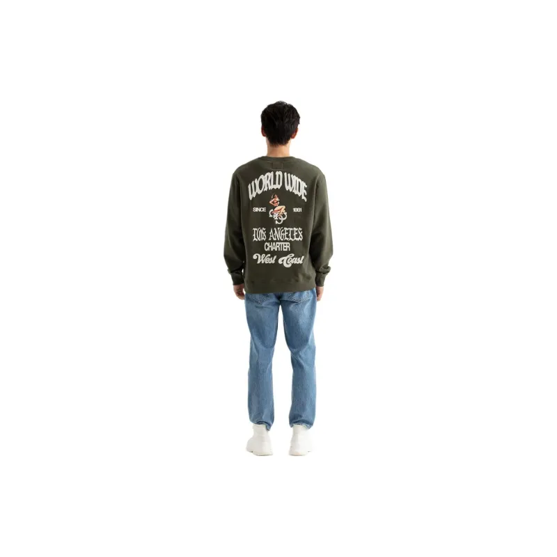 GUESS Sweatshirts Men Green-2