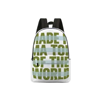 Soundbyte Polyester Students Backpack Regular Unisex White