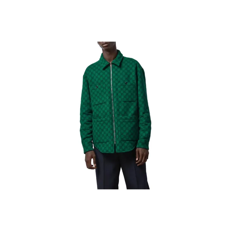 GUCCI Jackets & Coats Men's Green-3