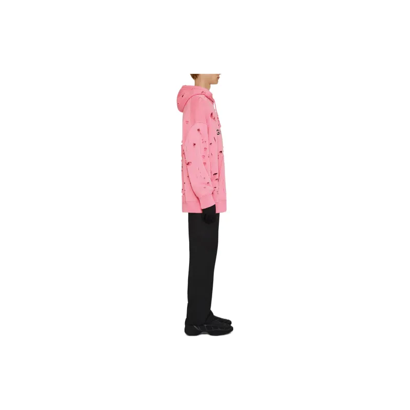 Givenchy Classic Fit Hole Hoodie-3