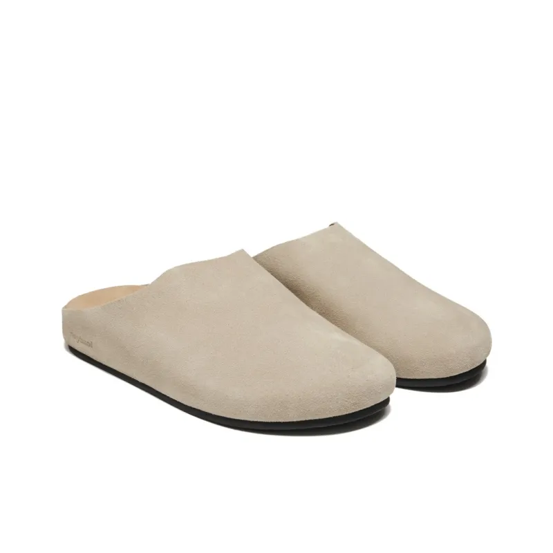 Norybrand Closed Toe Slippers Unisex Light Gray-1