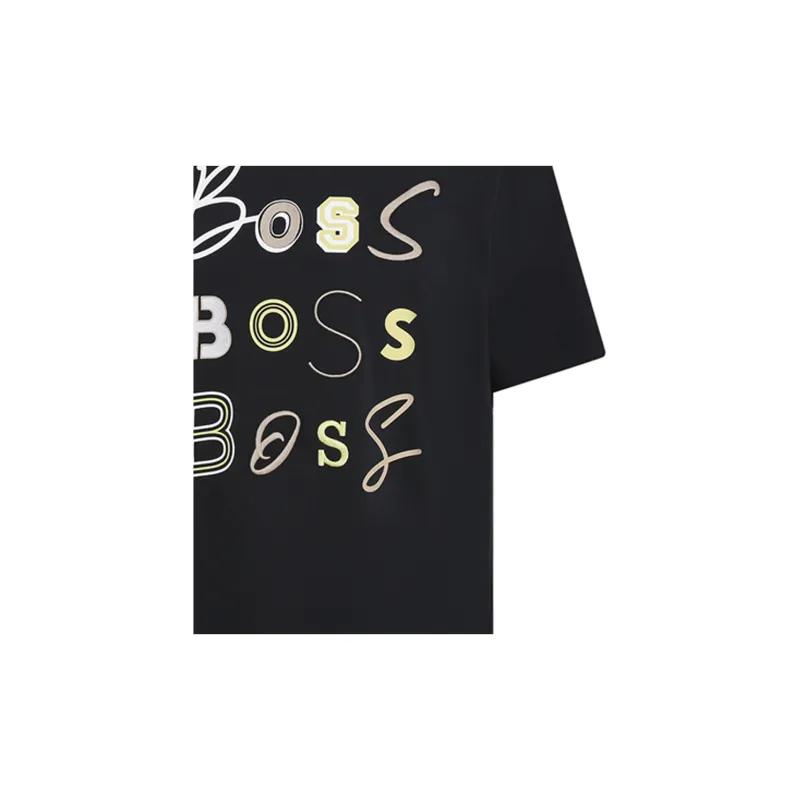 HUGO BOSS T Shirts Men Navy Blue-10
