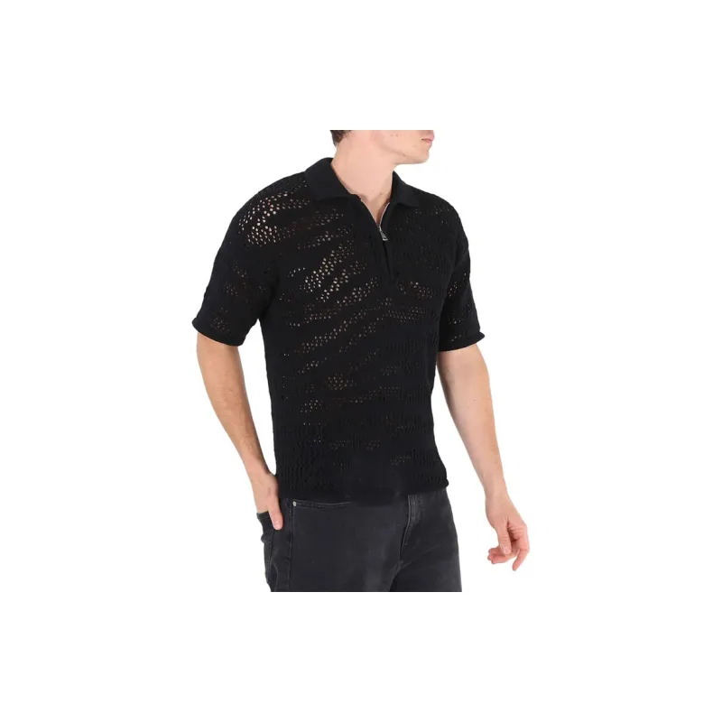 Roberto Cavalli Polo Shirts Men Black-5