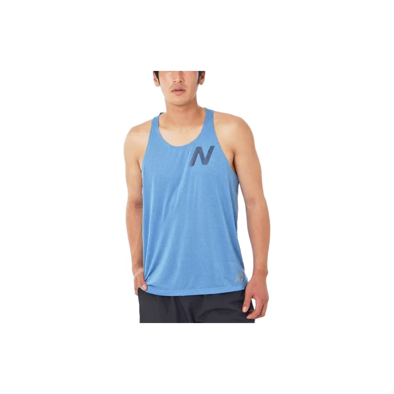 New Balance Tank Top Men's Blue-2