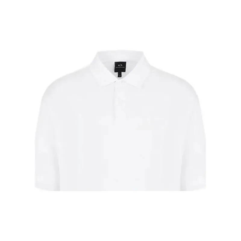 ARMANI EXCHANGE Polo Shirts Men White-4