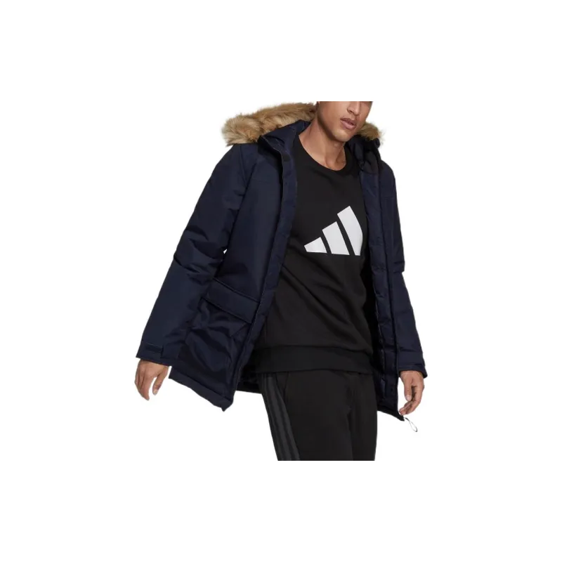 Adidas Puffer Jacket International Version Men's Navy Blue-3