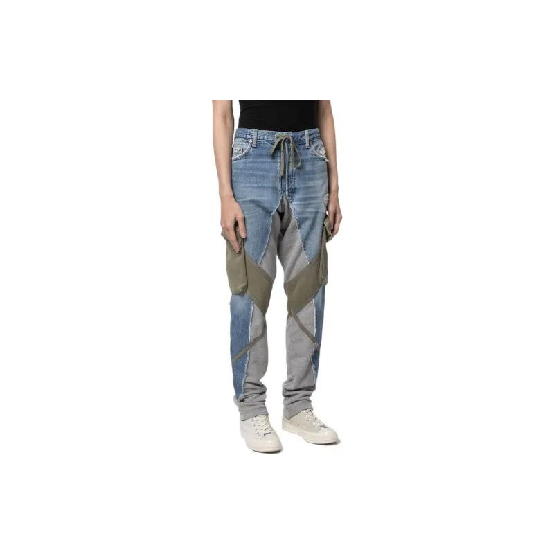 GREG LAUREN Jeans Men Blue-3