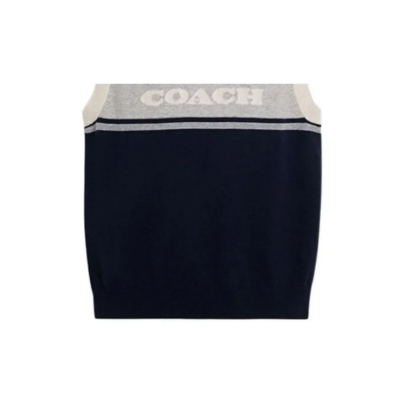 COACH Vests Men Navy-5