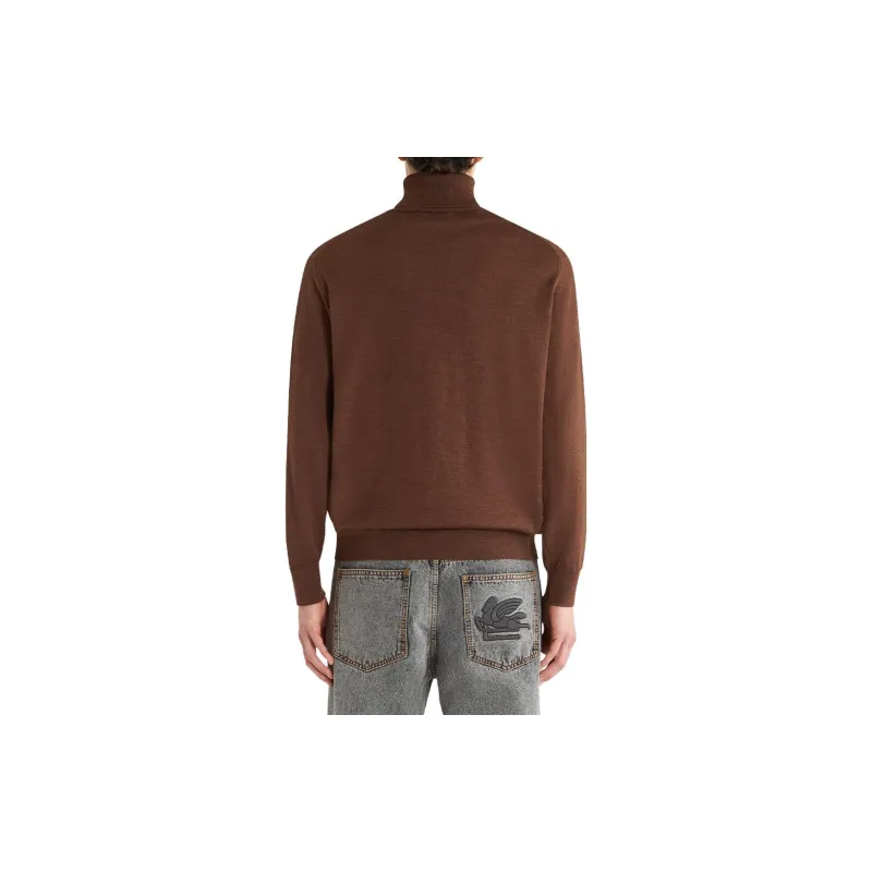 ETRO Roll neck Virgin Wool Jumper-3
