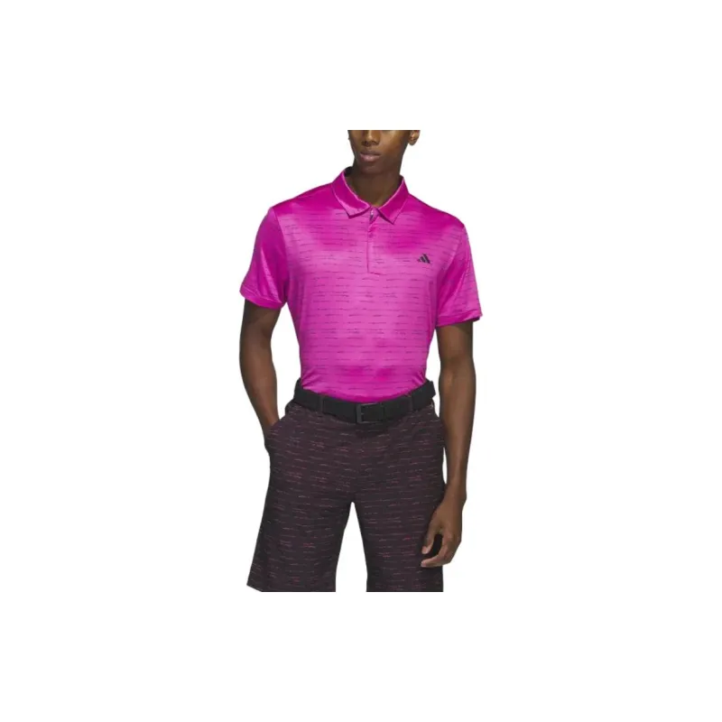 Adidas Polo Shirts Men Rose Red-1