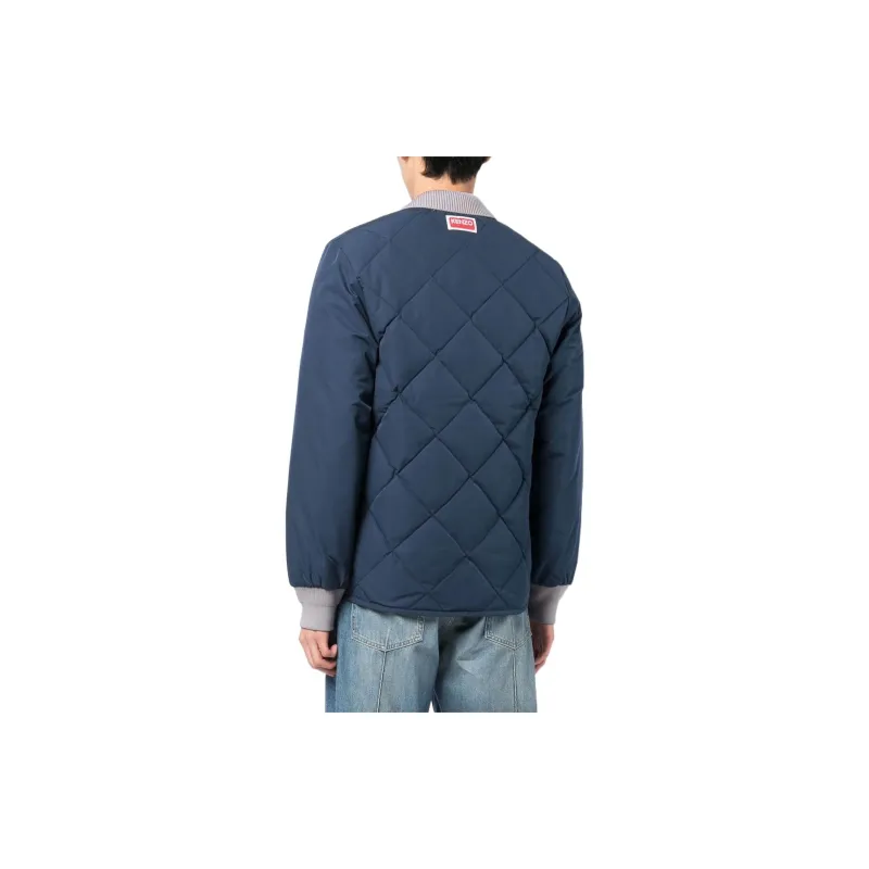 KENZO Two tone Diamond quilt Jacket-3