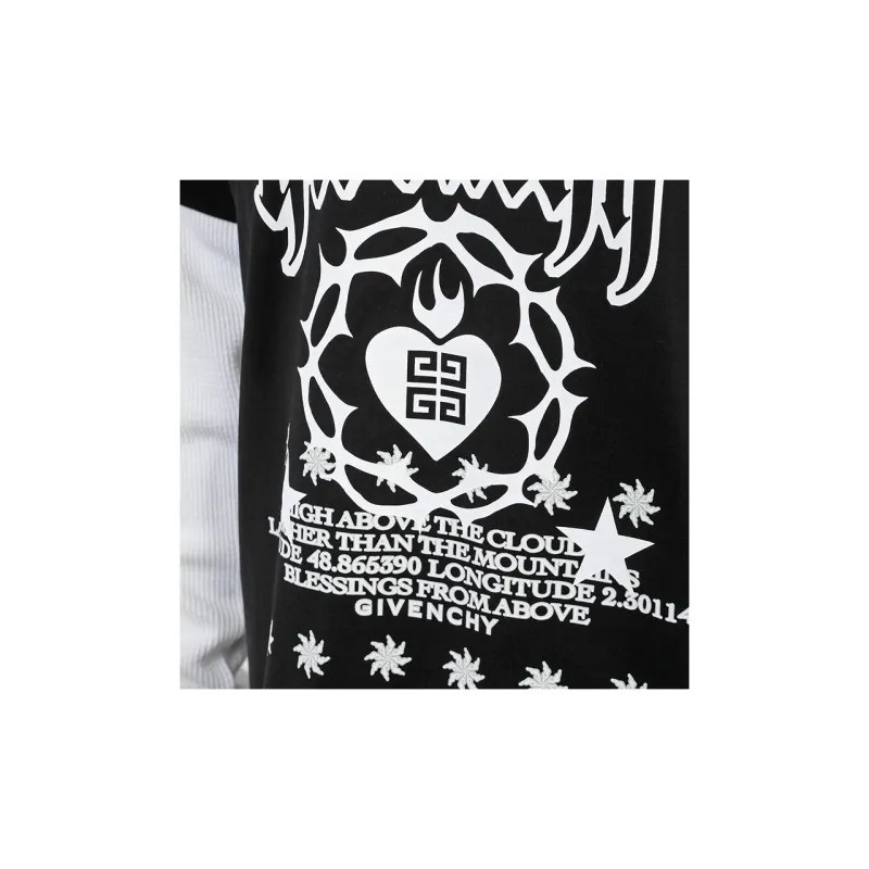 Givenchy Logo Printed Layered T Shirt-3