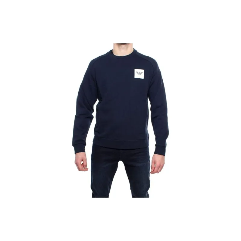 EMPORIO ARMANI Sweatshirts Men Navy Blue-2